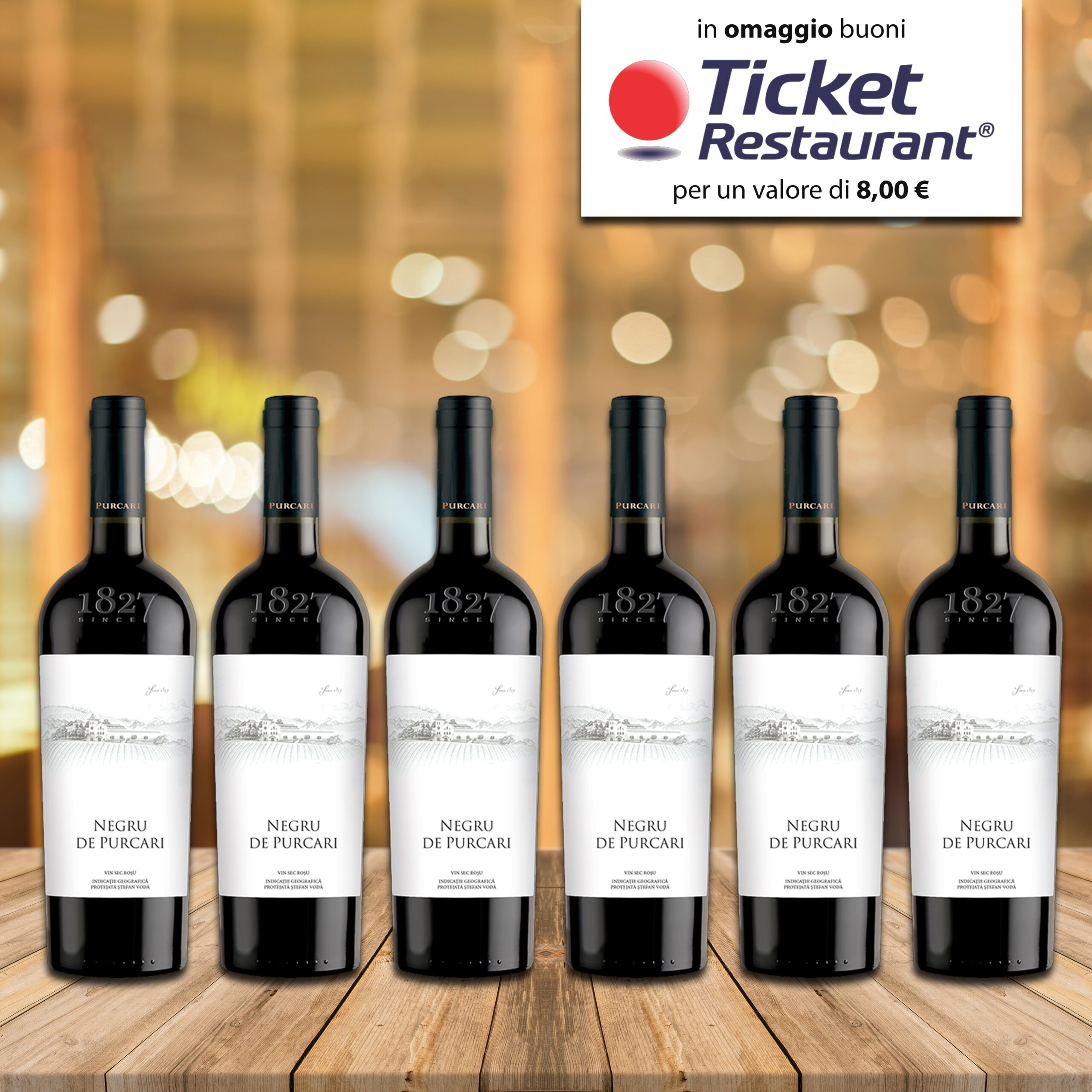 6 bottiglie Negru de Purcari