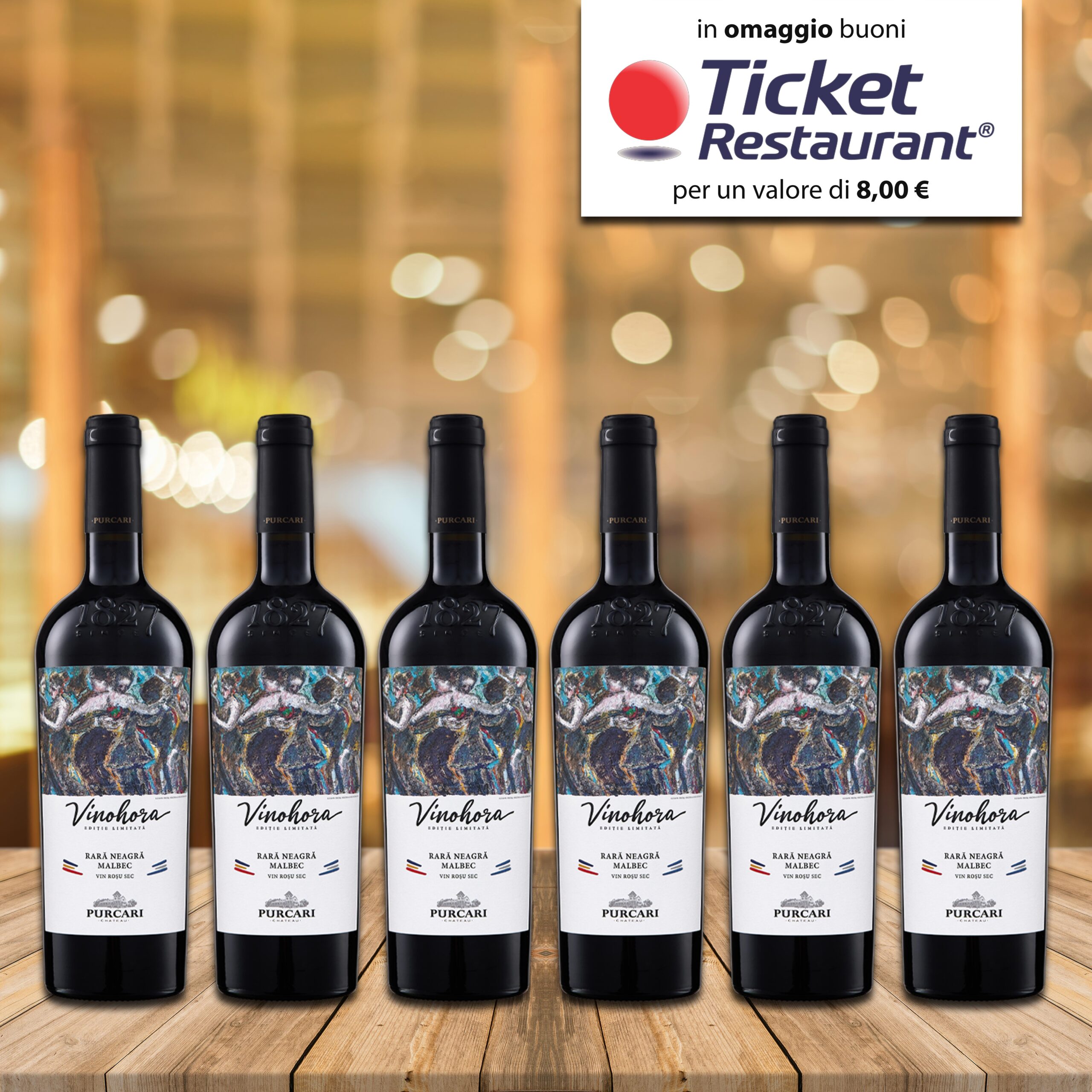 6 bottiglie Vinohora Rara Neagră & Malbec de Purcari